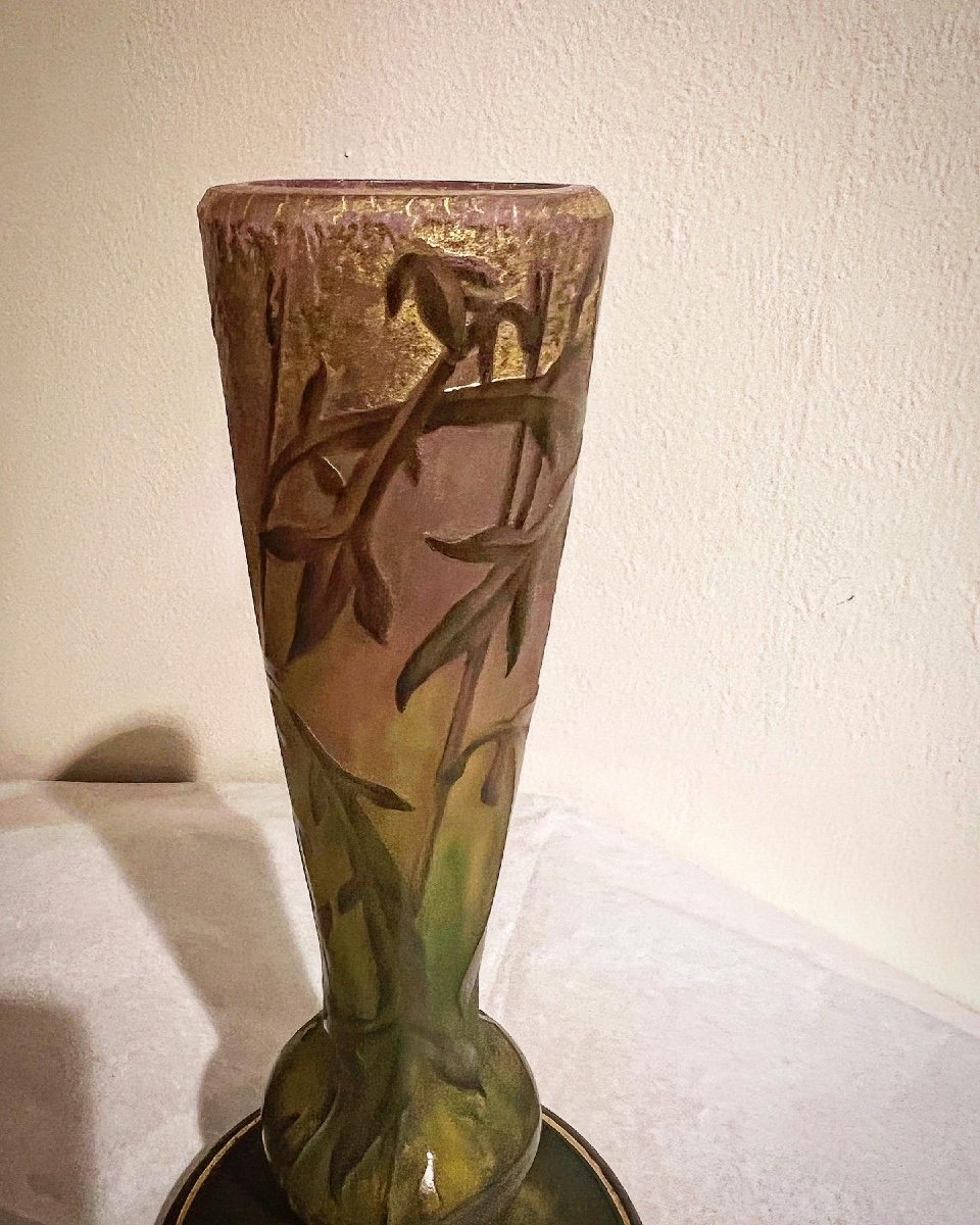 Vase Daum Nancy Art Nouveau -photo-2