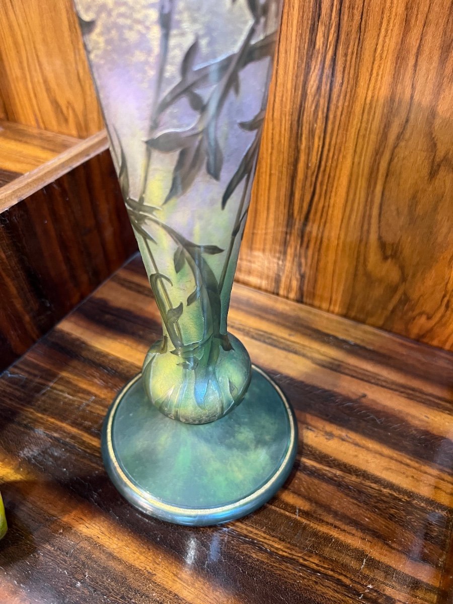 Vase Daum Nancy Art Nouveau -photo-4