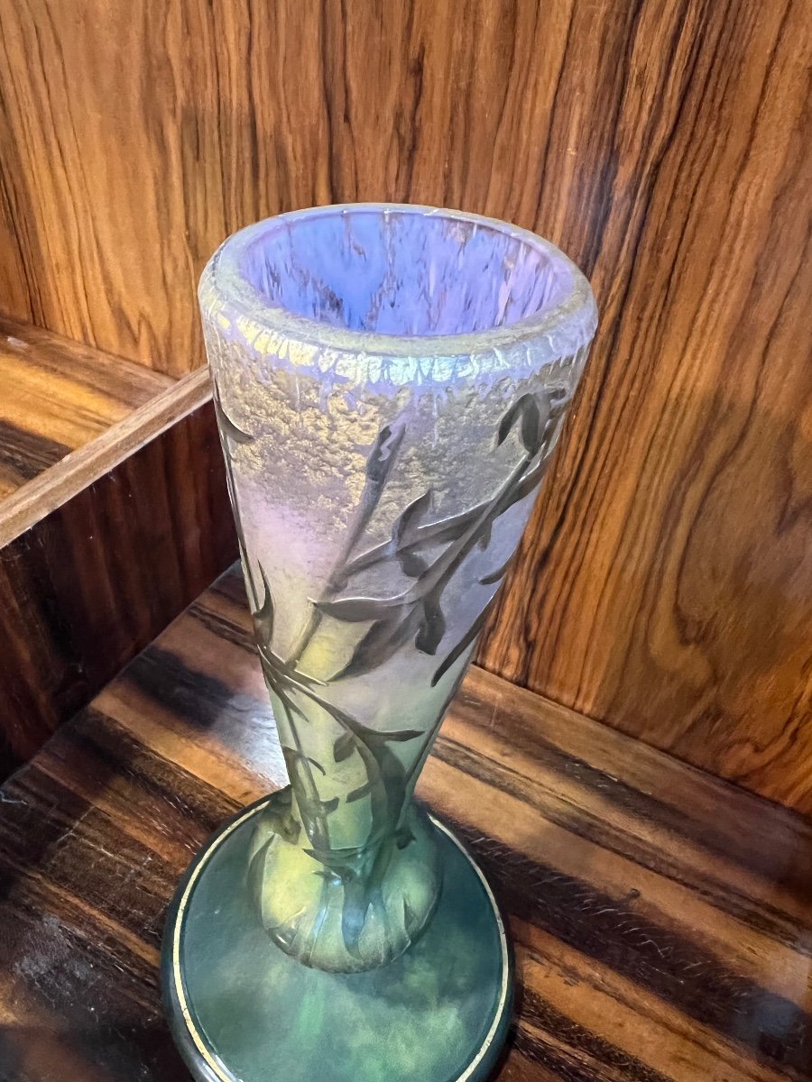 Vase Daum Nancy Art Nouveau -photo-1