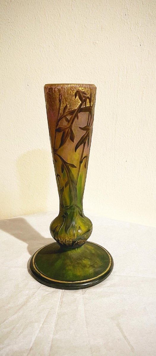 Vase Daum Nancy Art Nouveau -photo-3