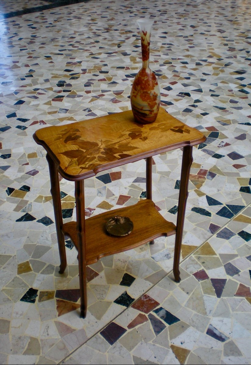 Fleur Lilas-table Art Nouveau Gallè