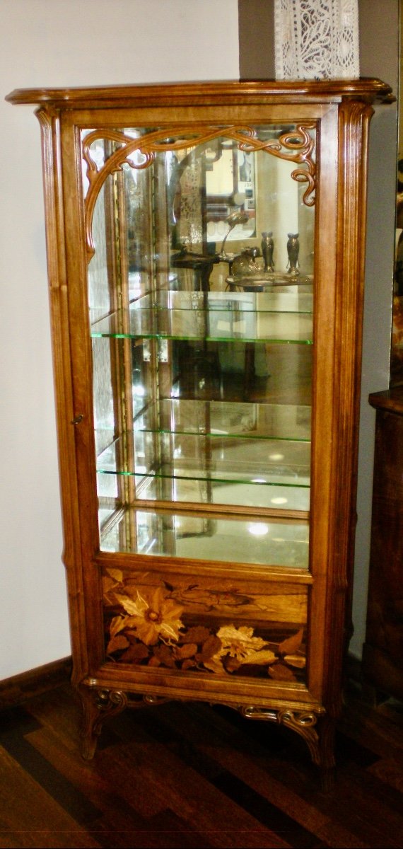 Clematis - Vitrine Art Nouveau Gallè-photo-2