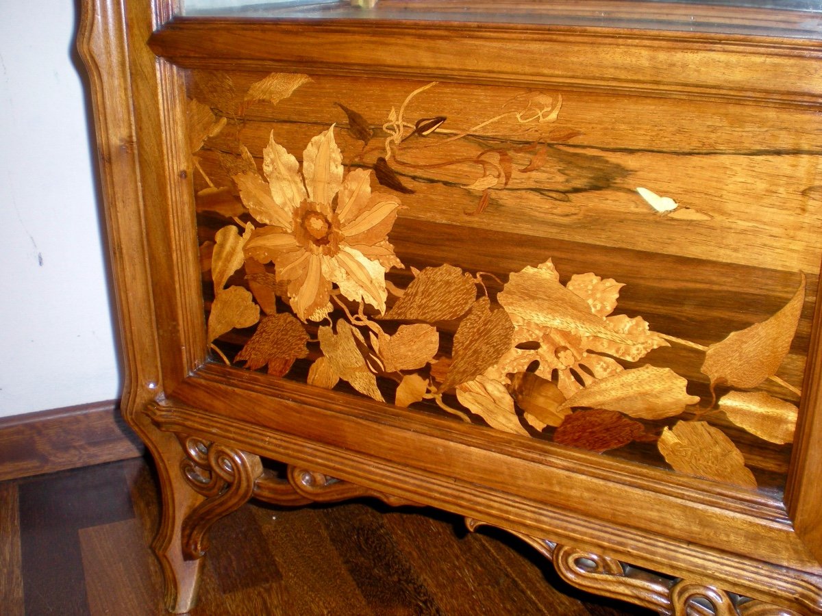 Clematis - Vitrine Art Nouveau Gallè-photo-1