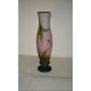 Libellula- Vaso art nouveau Daum Nancy