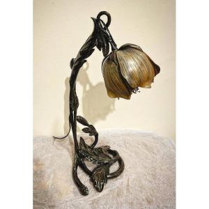 Lampe Fleur - Lampada art nouveau Camille Colot 