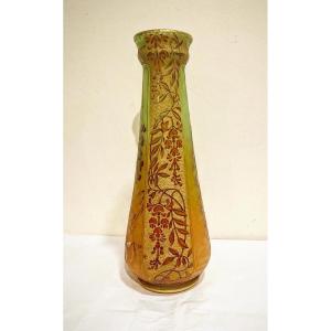 Glicine - Vaso art nouveau Daum Nancy 