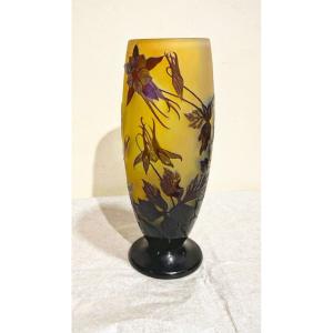 Aquilegia - Vaso art nouveau Galle 