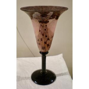 Colliers- Coppa art dèco Le Verre Français
