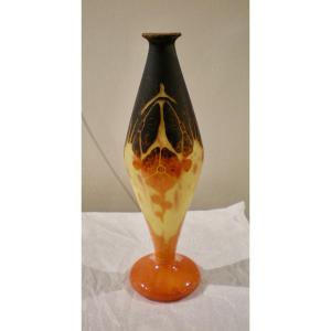 Begonias- Vaso art déco "diablo" Le Verre Français
