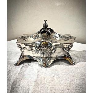 Rose - Cofanetto portagioie art nouveau W.M.F. 