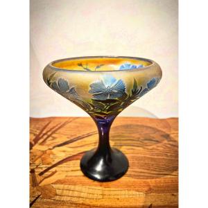 Clematide - Tazza art nouveau Gallé 