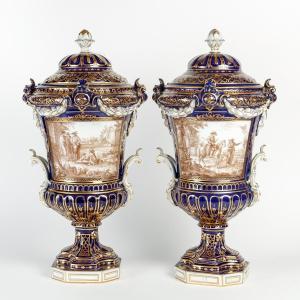 Pair Of Porcelain Vases 