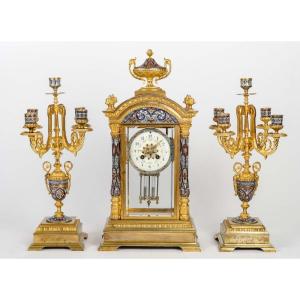 A Trimming In Gilt Bronze And Cloisonné Enamel Late 19th Century