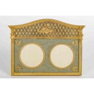 A Late 19th Century Gilt Bronze Photo Frame 