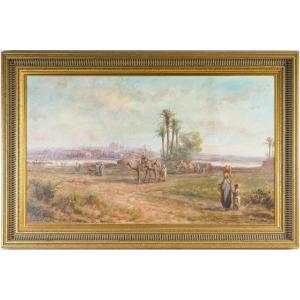 An Orientalist Painting P. Pascal Late 19th Century 