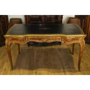 A Louis XV Style Bureau Plat, Circa 1880