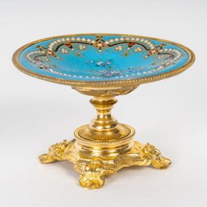 Miniature Small Enamel Cup, 19th Century 