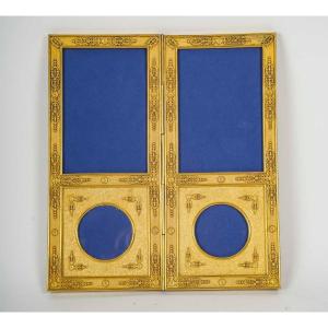 A Gilt Bronze Screen Photo Frame, Late 19th Century