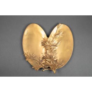 A Gilt Bronze Pocket Tray, Early 20th Century