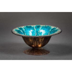 An Enamel Miniature, A Footed Cup, Early 20th Century