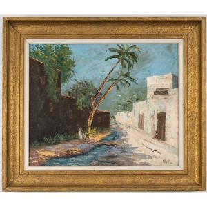 A Framed Orientalist Painting, Early 20th Century 