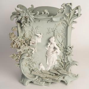 A Wedgwood Porcelain Cache Pot Cup, Late 19th Century