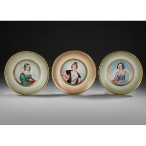 A Set Of Porcelain Plates, Germany 1900