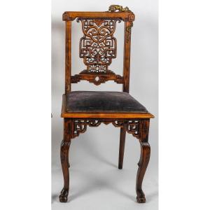 A Viardot Chair, Late 19th Century 
