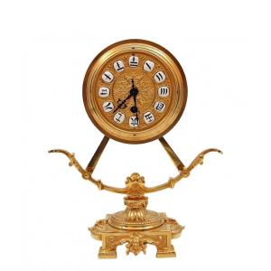 Pendulum In Gilt Bronze Late Nineteenth Century