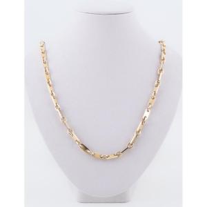 Cartier Vintage Fidelity Necklace Yellow Gold White Gold