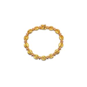 Soft Bracelet Yellow Gold & 18k Rose Gold