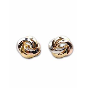 Vintage 3 Gold 18k Earrings