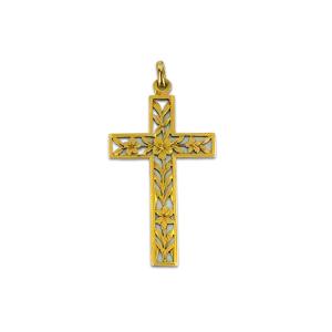 Vintage Gold Crucifix Pendant