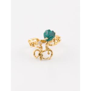 Arlette Mouchet Emerald & Diamond Ring