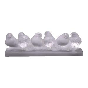 René Lalique : Group Of Six Sparrows