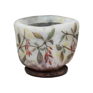 Daum : Vase With Square Section 1905