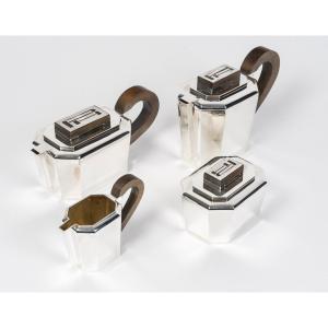 Jean E. Puiforcat 4 Solid Silver Pieces Circa 1930