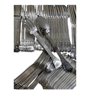 Tetard Freres Menagere 187 Pieces  Solid Silver 1930's