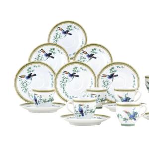 Hermès "les Toucans" Six Coffee Cups