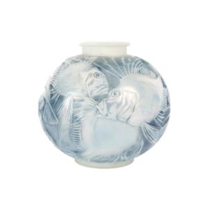 1924—rené Lalique, 'fish' Vase, Opalescent Glass