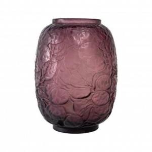 René Lalique : Vase "monnaie Du Pape" Tinted Amethyst -1914