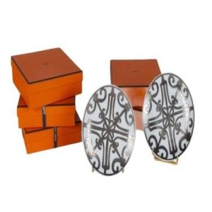 Hermès Paris "balcon Du Guadalquivir" 12 Bread Plates No. 6