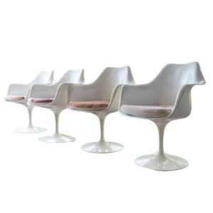 Eero Saarinen (1910–1961) & Knoll – Set Of 4 Tulip Armchairs