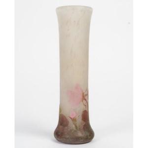 Daum Nancy “roses” Vase