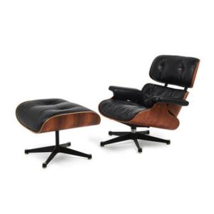 Charles & Ray Eames, Armchair Model 670 “lounge Chair” And Its Ottoman Model 671, Edited By Mob