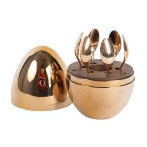 Christofle Mood Coffee – Set Of 6 Rose Gold Coffee Spoons