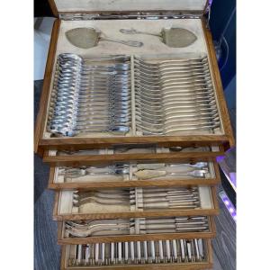 Emile Puiforcat Menagere Sterling Silver 256 P