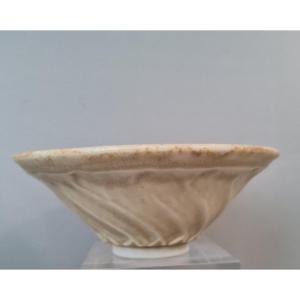 Jacqueline Et Bernard Courcoul - Satin Yellow Enameled Ceramic Cup