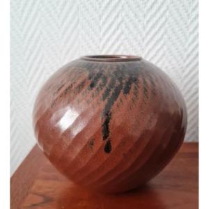 Francis Katchatouroff - Glazed Stoneware Vase. 70s-80s