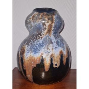 Nicole Crestou - Bilobed Vase In Glazed Stoneware